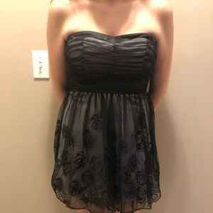 Black and Gray Women’s mini dress